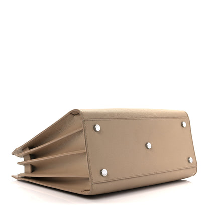 Saint Laurent Grained Calfskin Small Sac De Jour Taupe 4 of 11