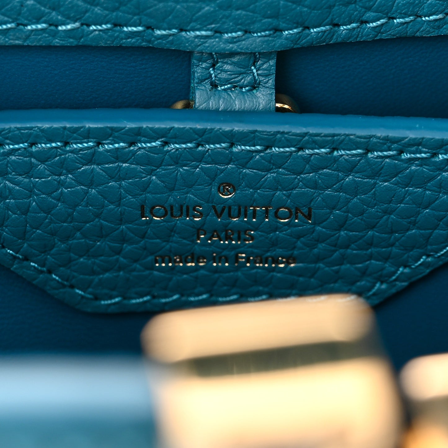 Taurillon Snakeskin Capucines BB Mallard