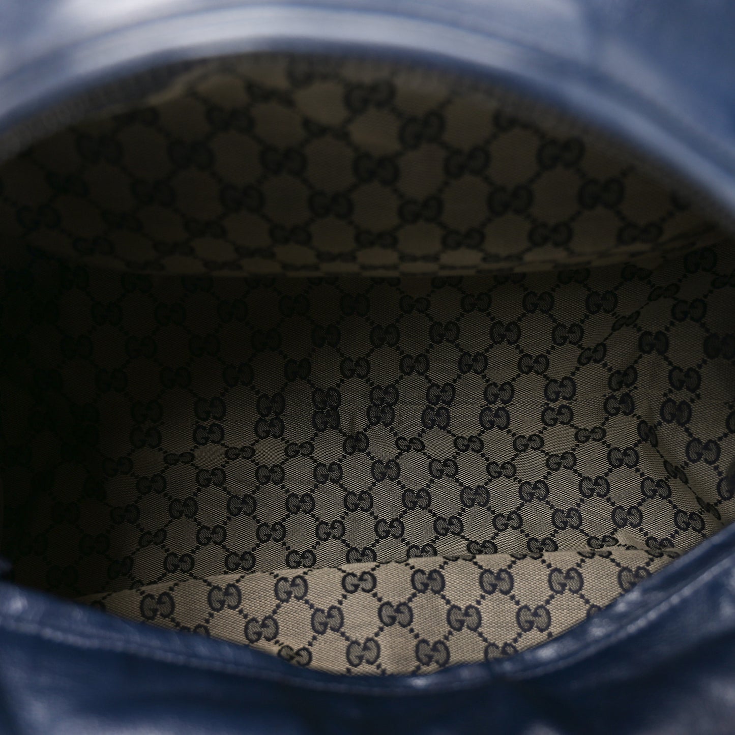 Piuma Lux Energy Monochrome Double G Duffle Bag Blue