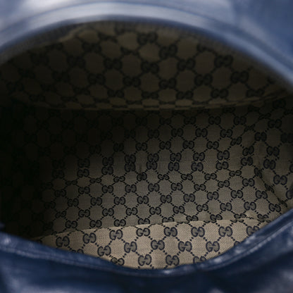 Gucci Piuma Lux Energy Monochrome Double G Duffle Bag Blue 5 of 10