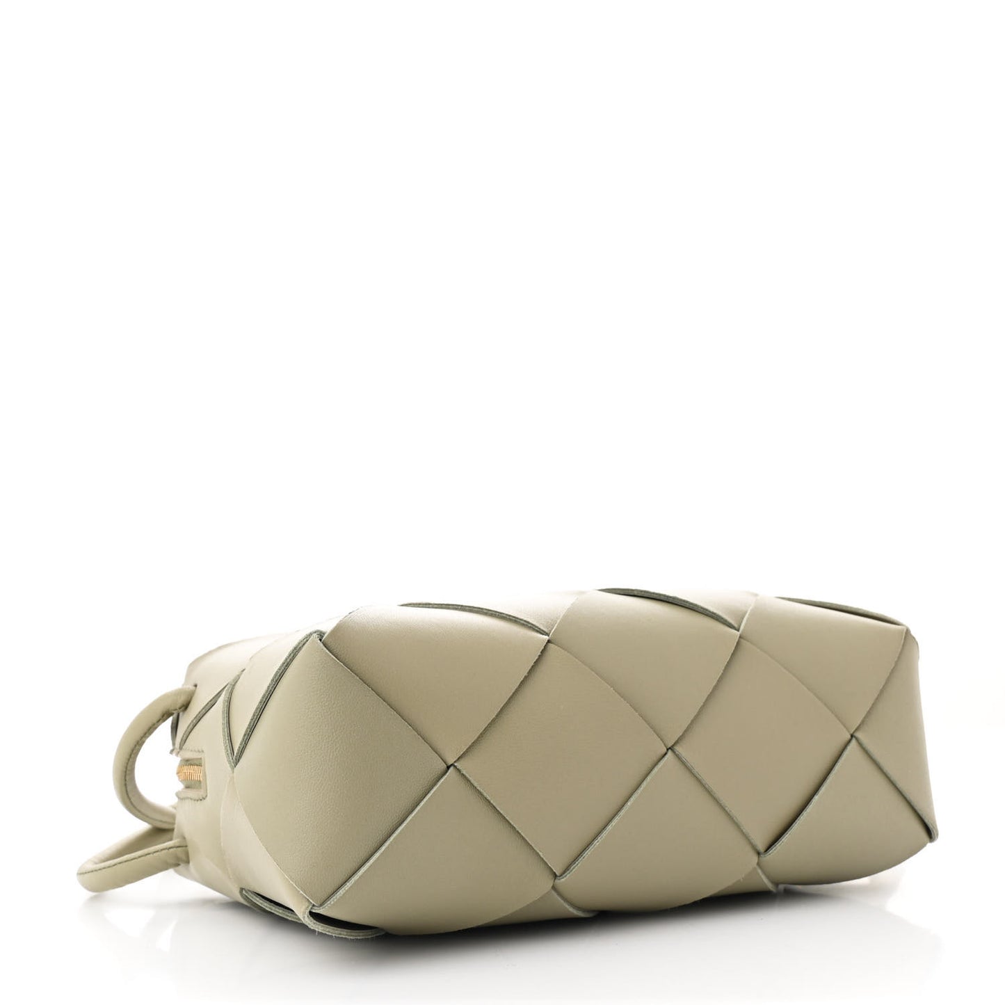 Lambskin Maxi Intrecciato Small Cassette Camera Bag Travertine