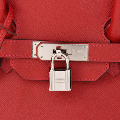 Hermes Epsom Birkin 35 Rouge Casaque 8 of 10