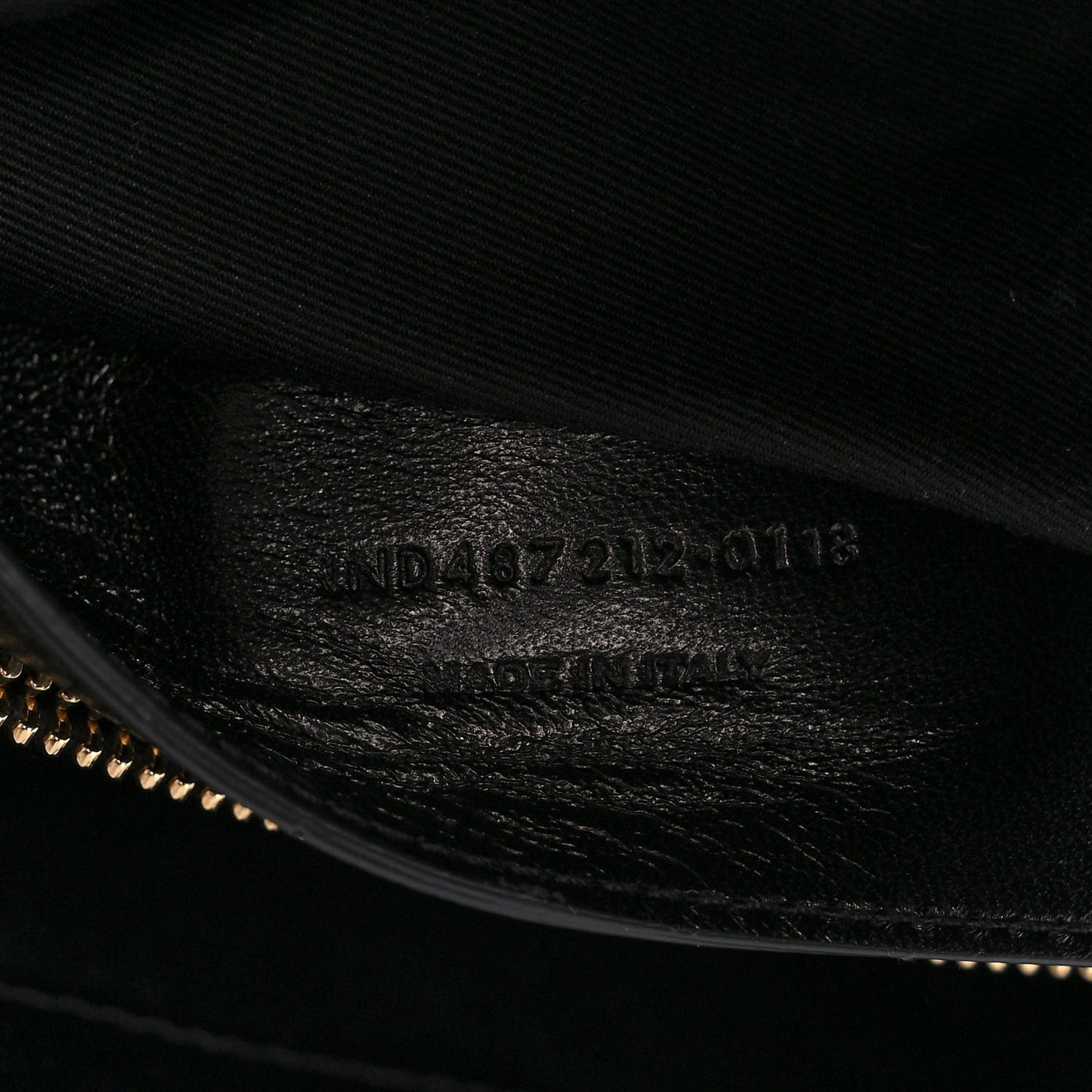Sheepskin Matelasse Chevron Monogram Large College Satchel Black