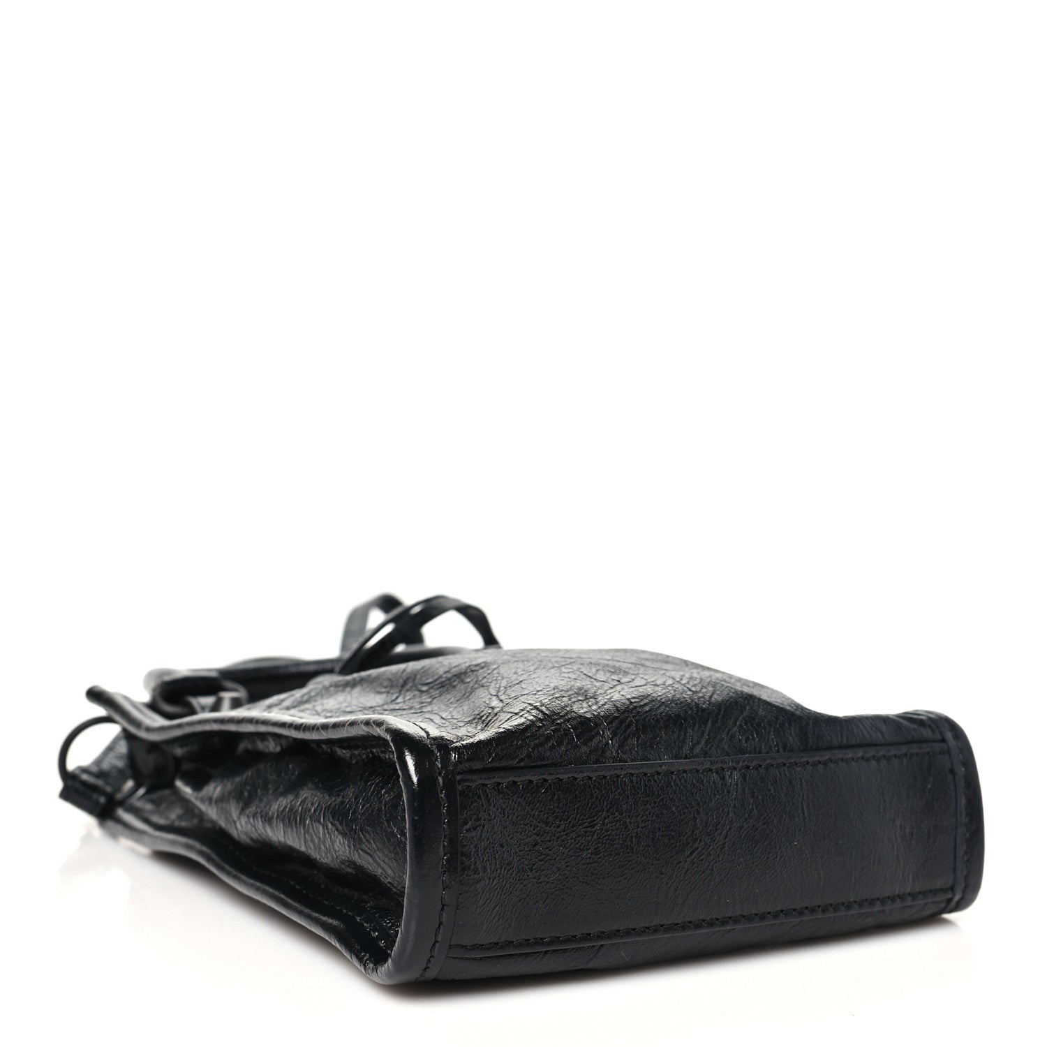 Balenciaga Agneau Arena Classic Hardware Le City Phone Holder Tote Black 4 of 9