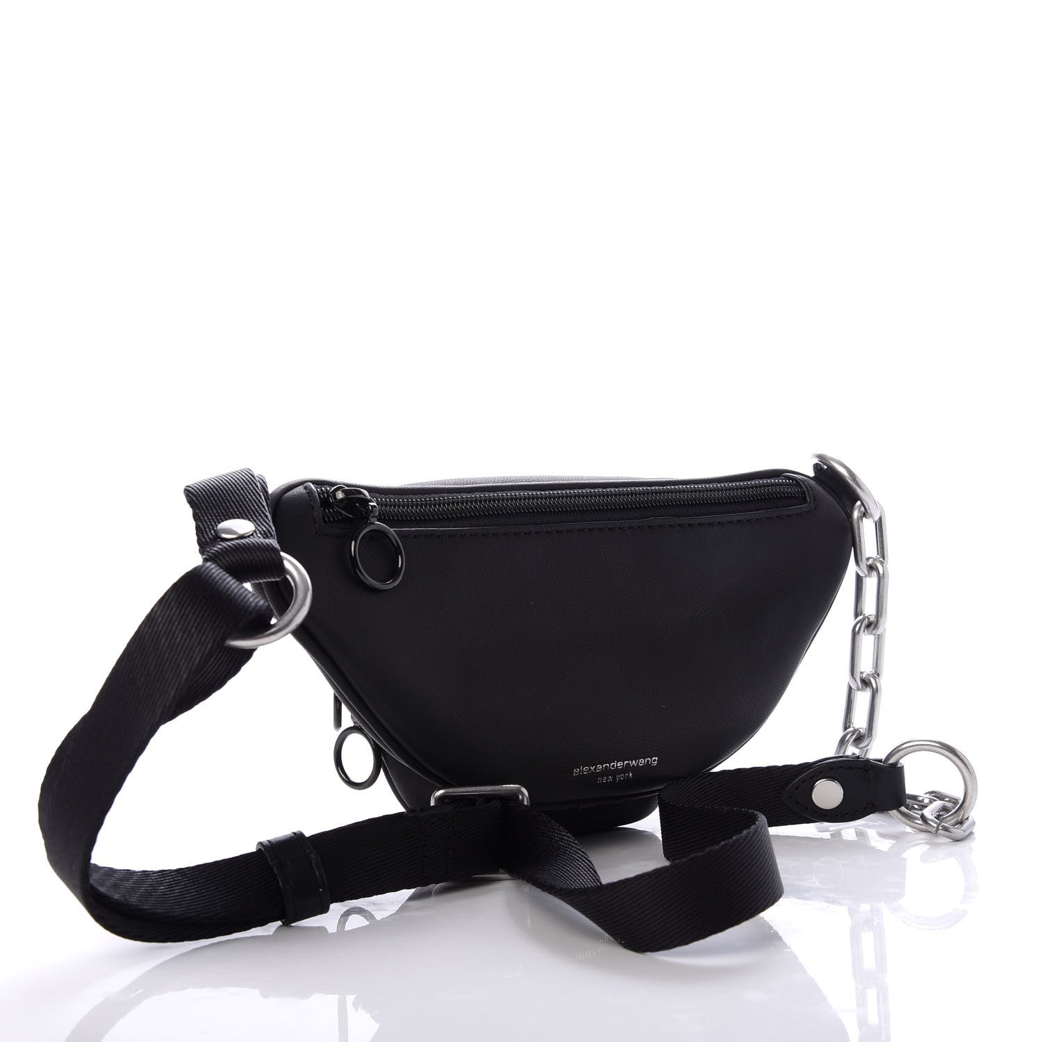 Alexander Wang Lambskin Attica Mini Belt Bag Black 3 of 9