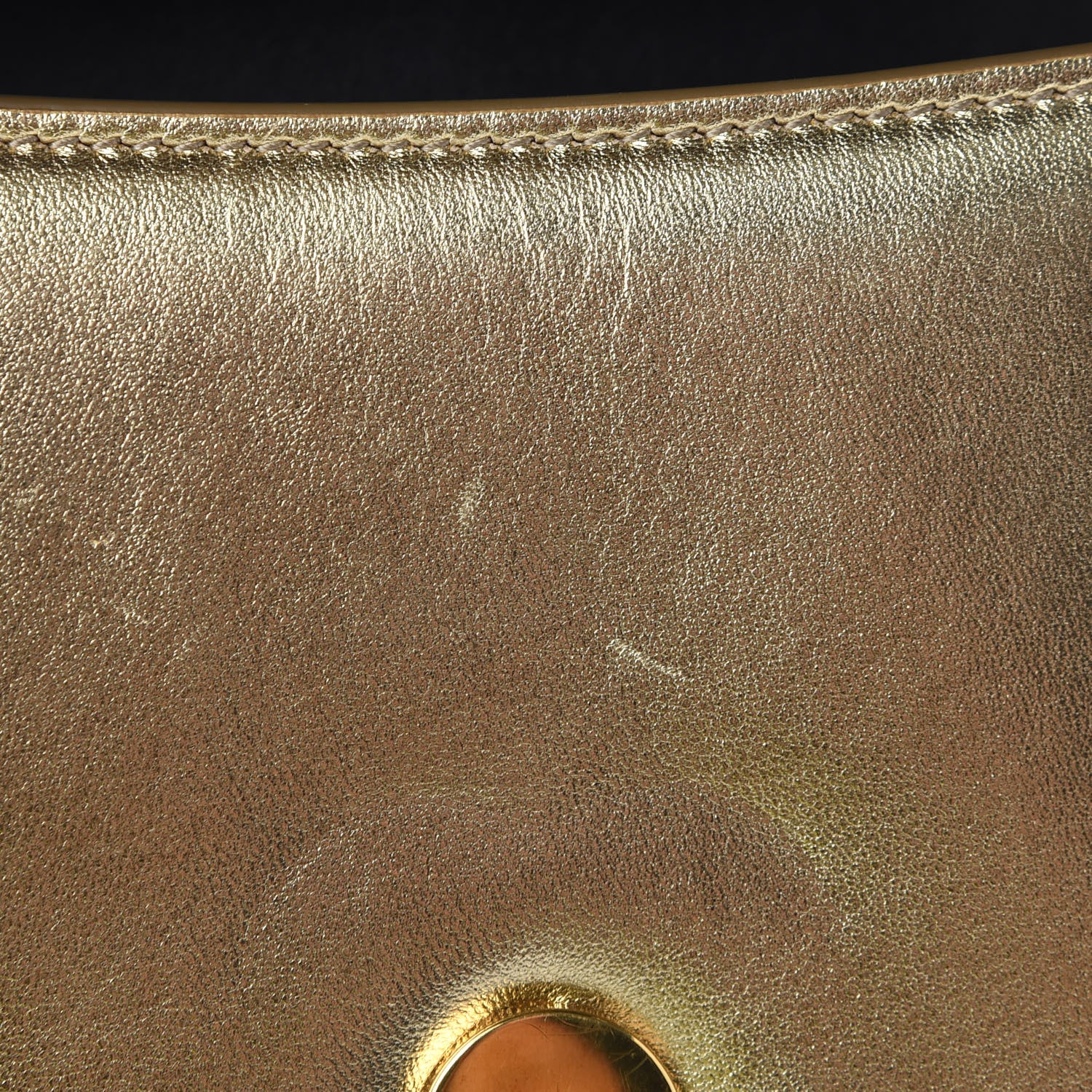 Dolce & Gabbana Smooth Calfskin Devotion Envelope Top Handle Bag Gold 7 of 9