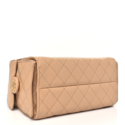 Chanel Caviar Quilted Small Chanel 25 Handbag Dark Beige 4 of 10