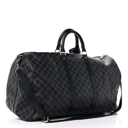 Louis Vuitton Damier Graphite Keepall Bandouliere 55 2 of 15