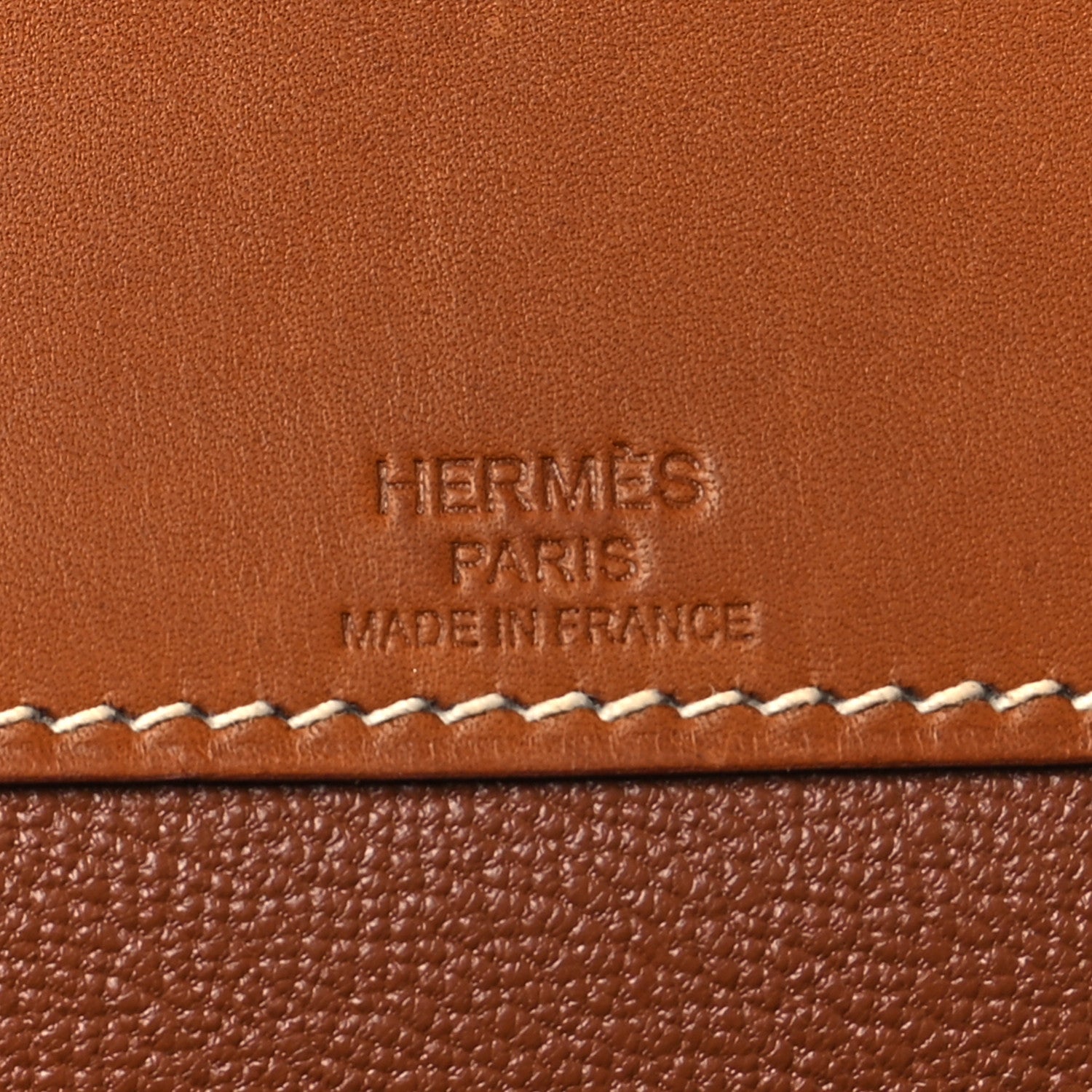 Hermes Toile H Barenia Kelly Depeches 25 Pouch Ecru Beige Fauve 11 of 12