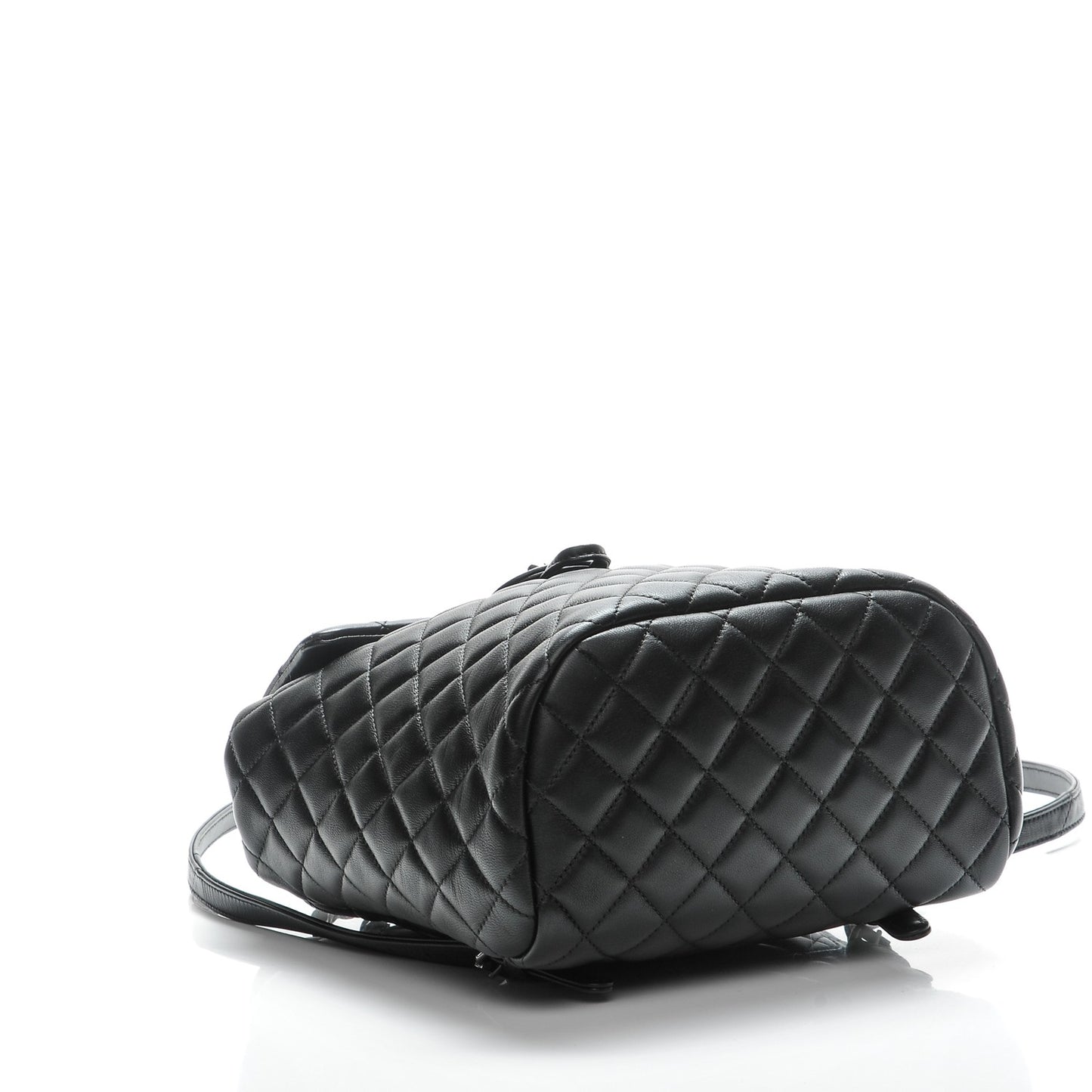 Lambskin Quilted Small Urban Spirit Backpack Black
