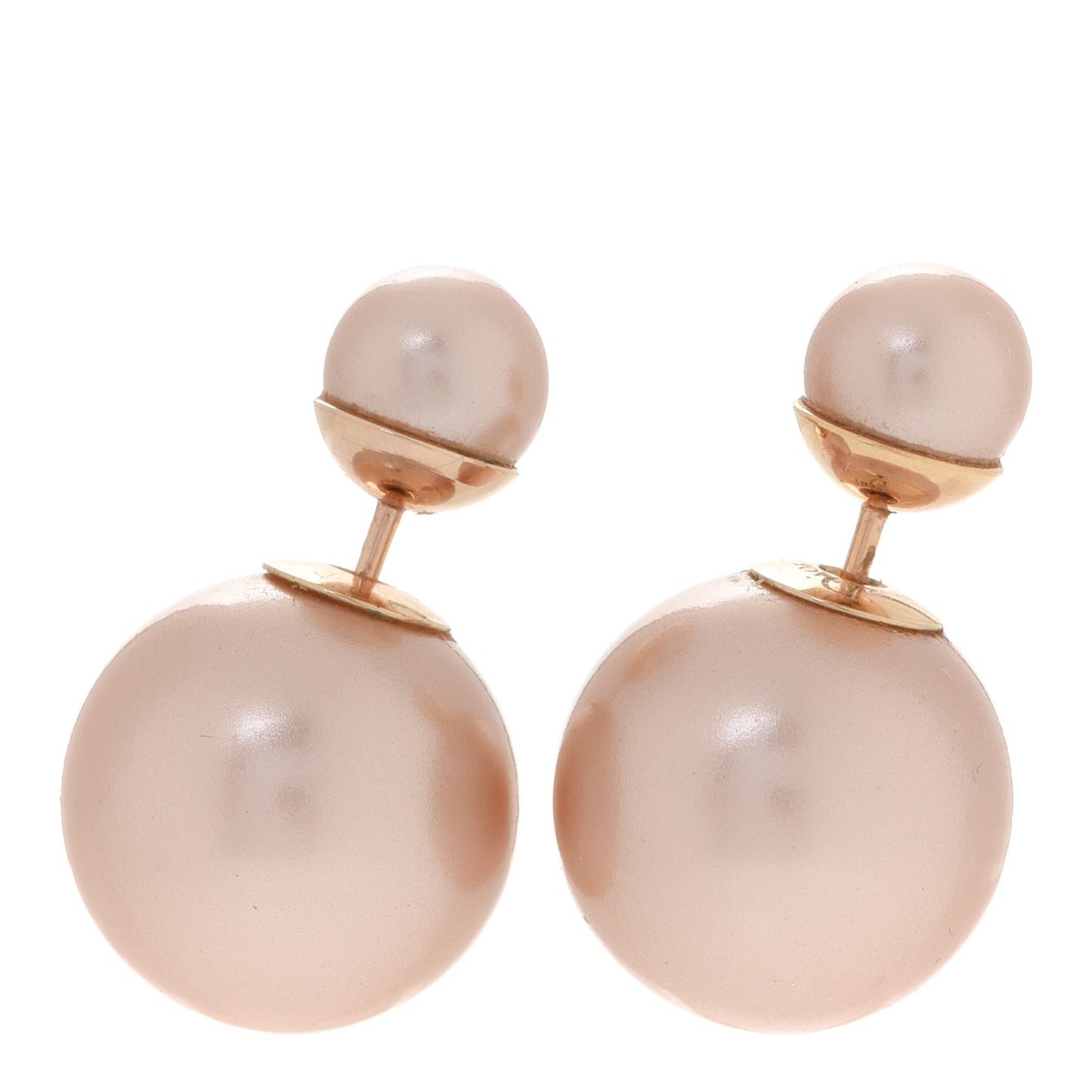 Pearl Mise En Dior Tribal Earrings Pink