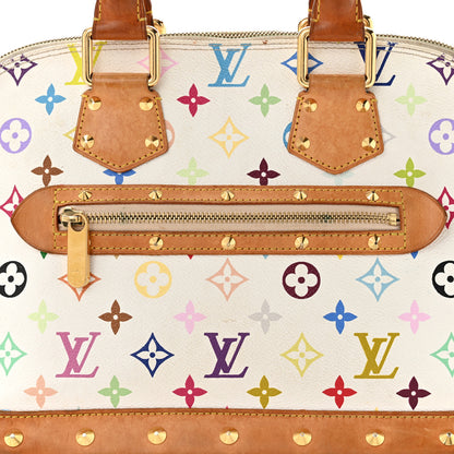 Louis Vuitton Monogram Multicolor Alma White 7 of 11