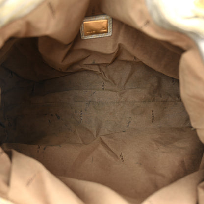 Fendi Nappa Nuvolata Bimetal Spy Oro Argento 5 of 10