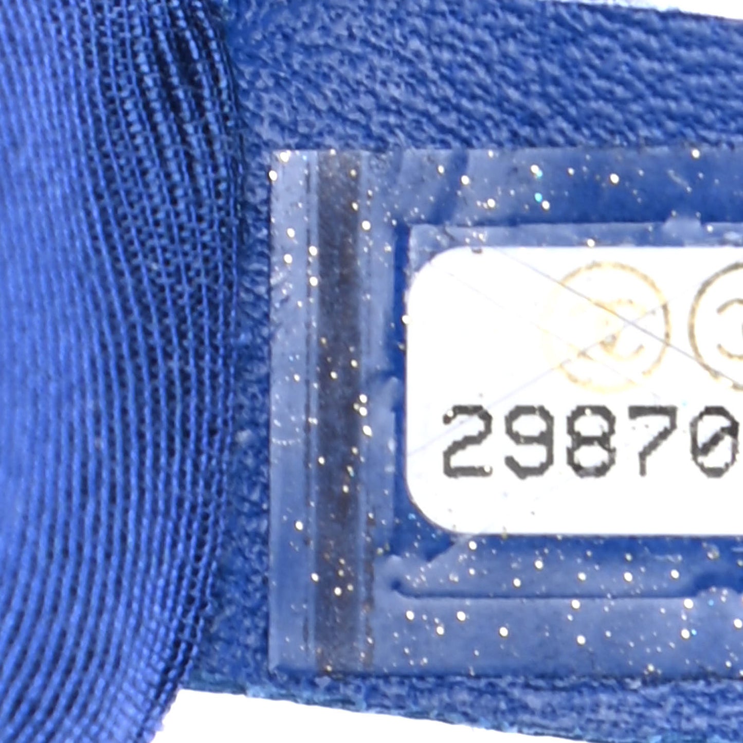 Caviar Quilted Incognito Mini Square Flap Dark Blue