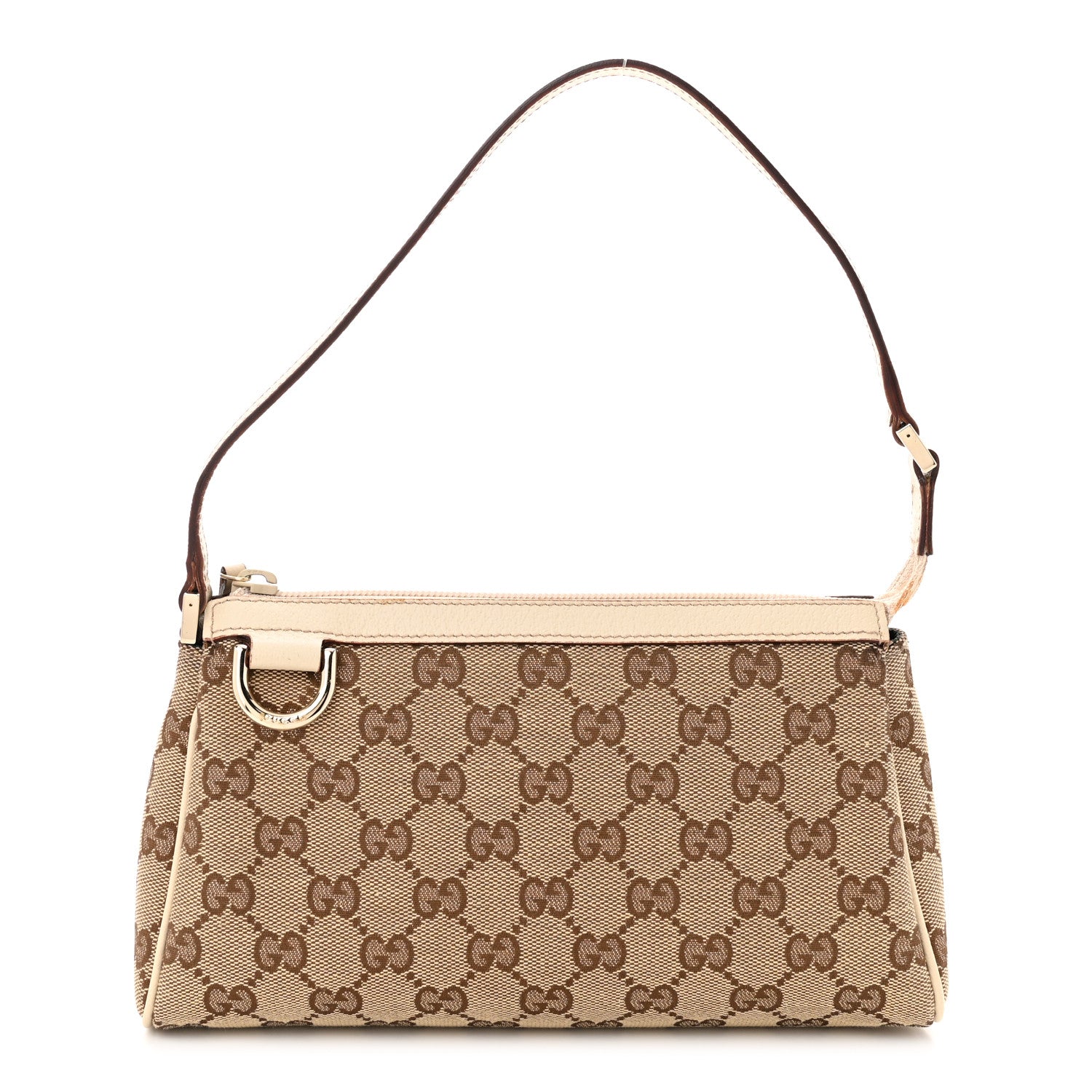 Gucci Monogram D Ring Cosmetic Case White 1 of 12