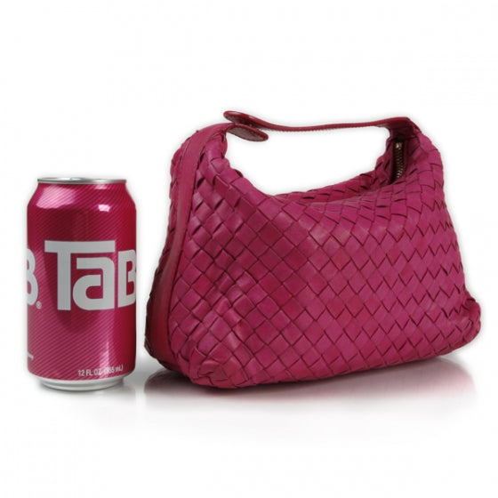 Nappa Intrecciato Cosmetic Case Fuchsia