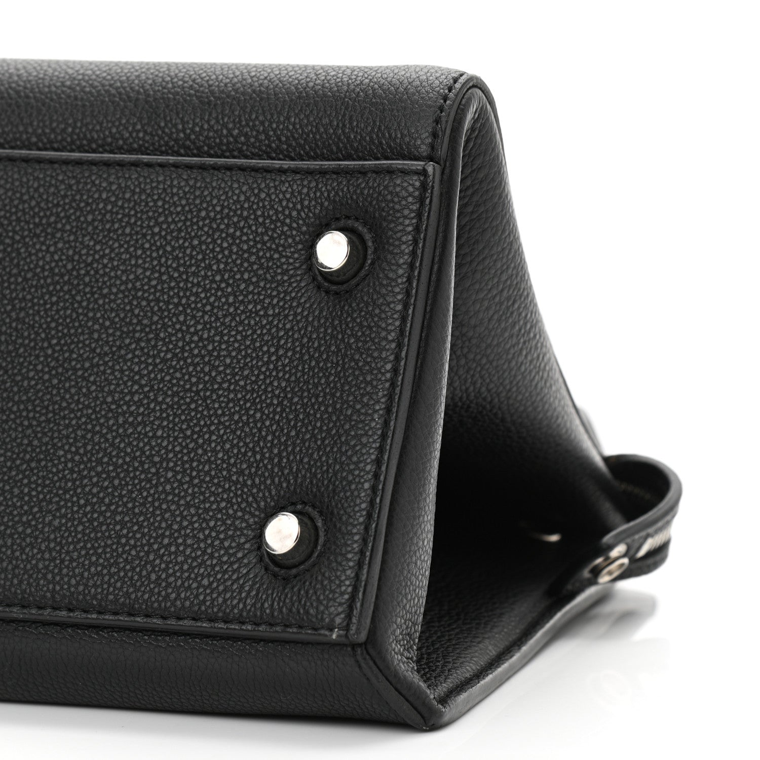 Celine Supple Calfskin Medium Edge Shoulder Bag Black 8 of 11