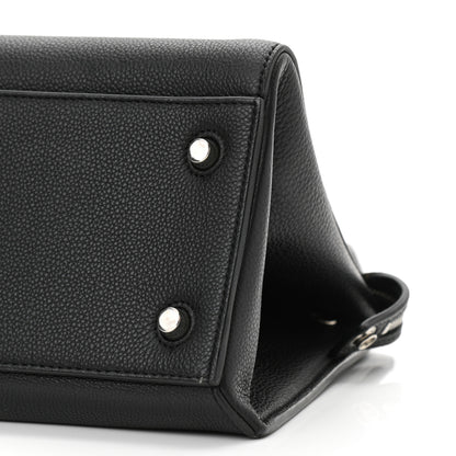 Celine Supple Calfskin Medium Edge Shoulder Bag Black 8 of 11