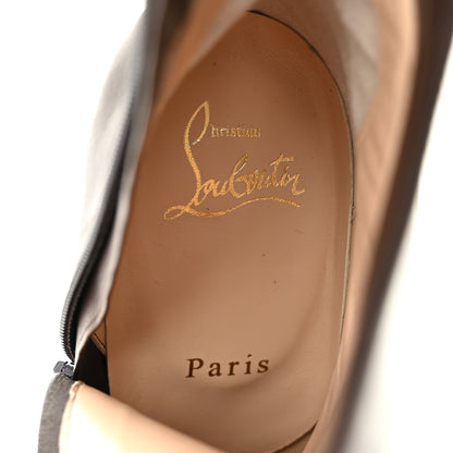 Christian Louboutin Calfskin Miss Tack Booty 85 Ankle Boots 36 Fondente 7 of 8