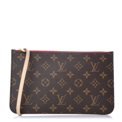 Louis Vuitton Monogram Neverfull MM GM Pochette Cherry 1 of 7