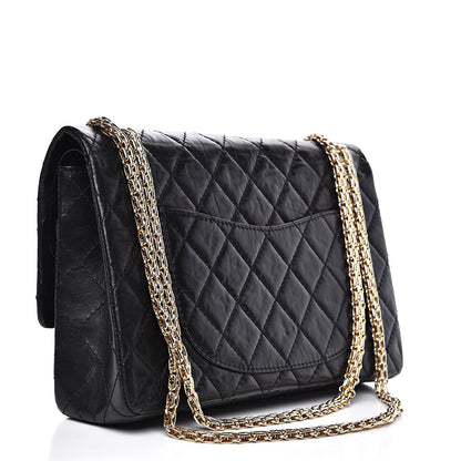 Chanel Aged Calfskin 50th Anniversary 2.55 Reissue 225 Flap Black 3 of 14