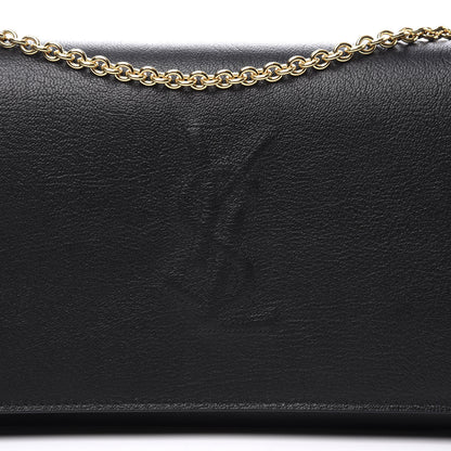 Saint Laurent Calfskin Monogram Belle de Jour Chain Clutch Black 10 of 10