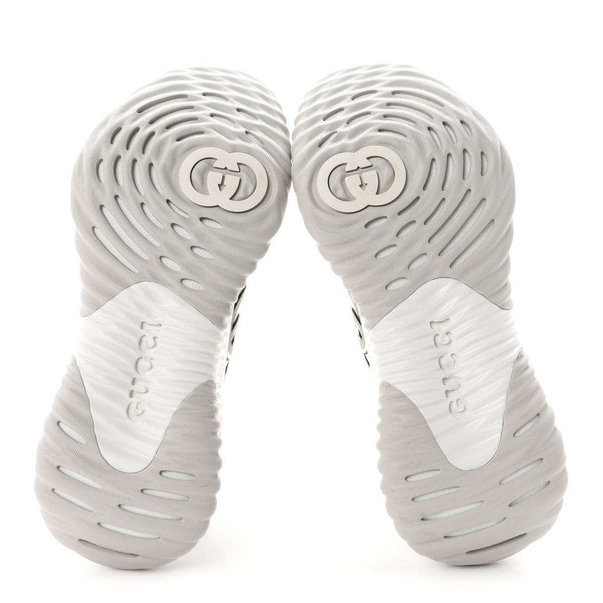 Mesh Fabric Ripple Splash Mens Sneakers  7 Grey White