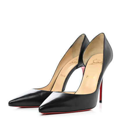Christian Louboutin Shiny Nappa Iriza 100 Pumps 39 Black 3 of 8