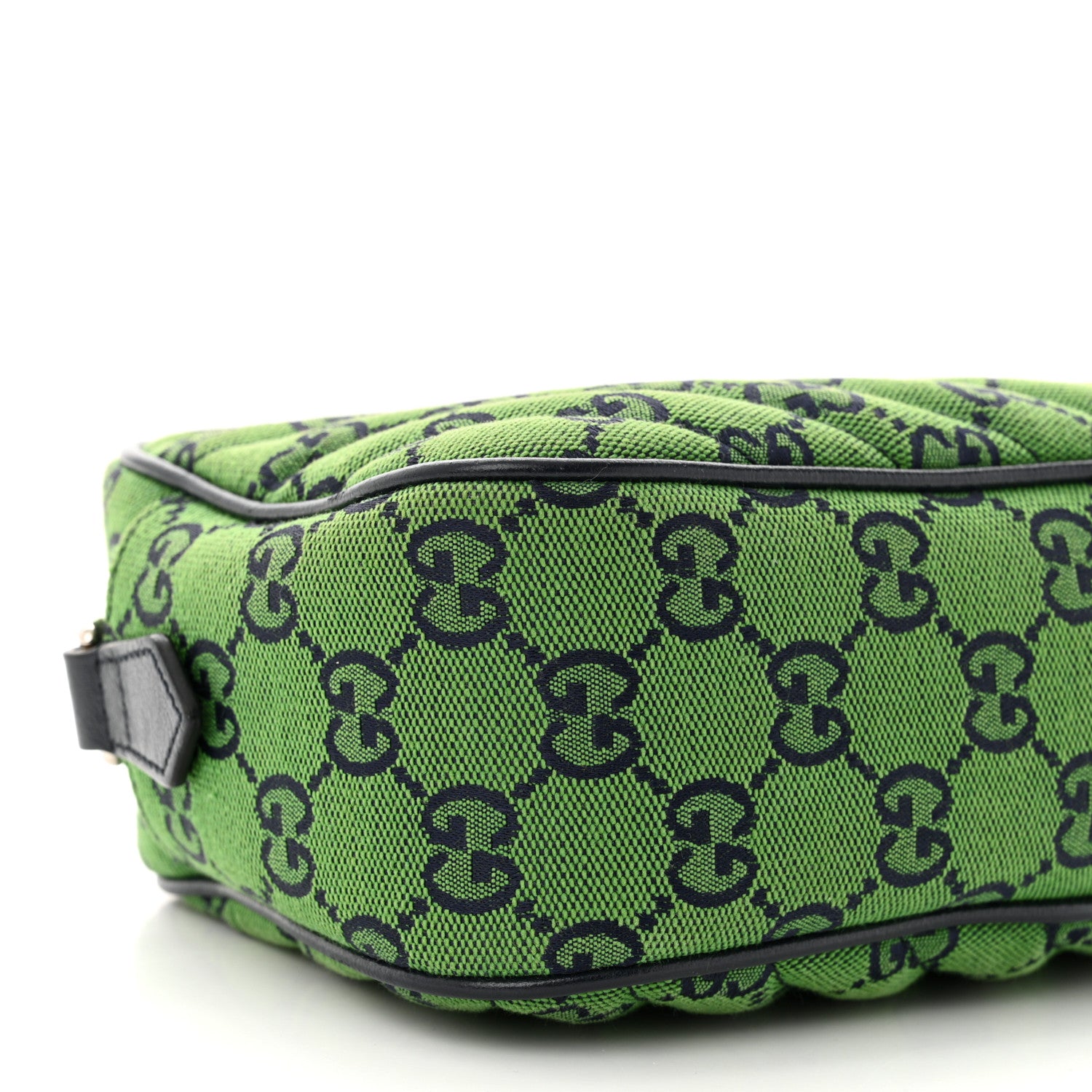 Gucci Monogram Multicolor Matelasse Diagonal Small GG Marmont Chain Shoulder Bag Green Blue 9 of 10