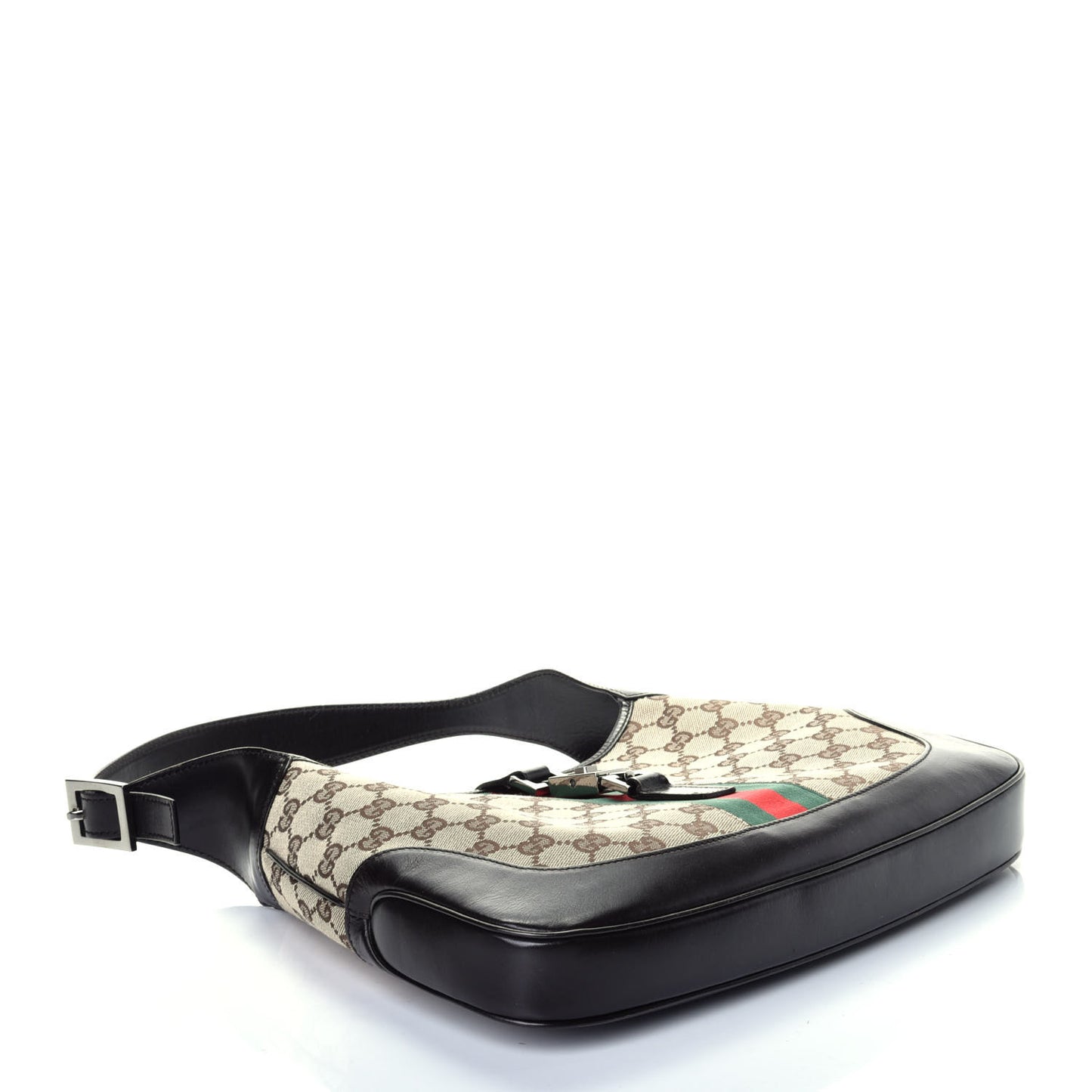 Monogram Web Jackie O Hobo Dark Brown