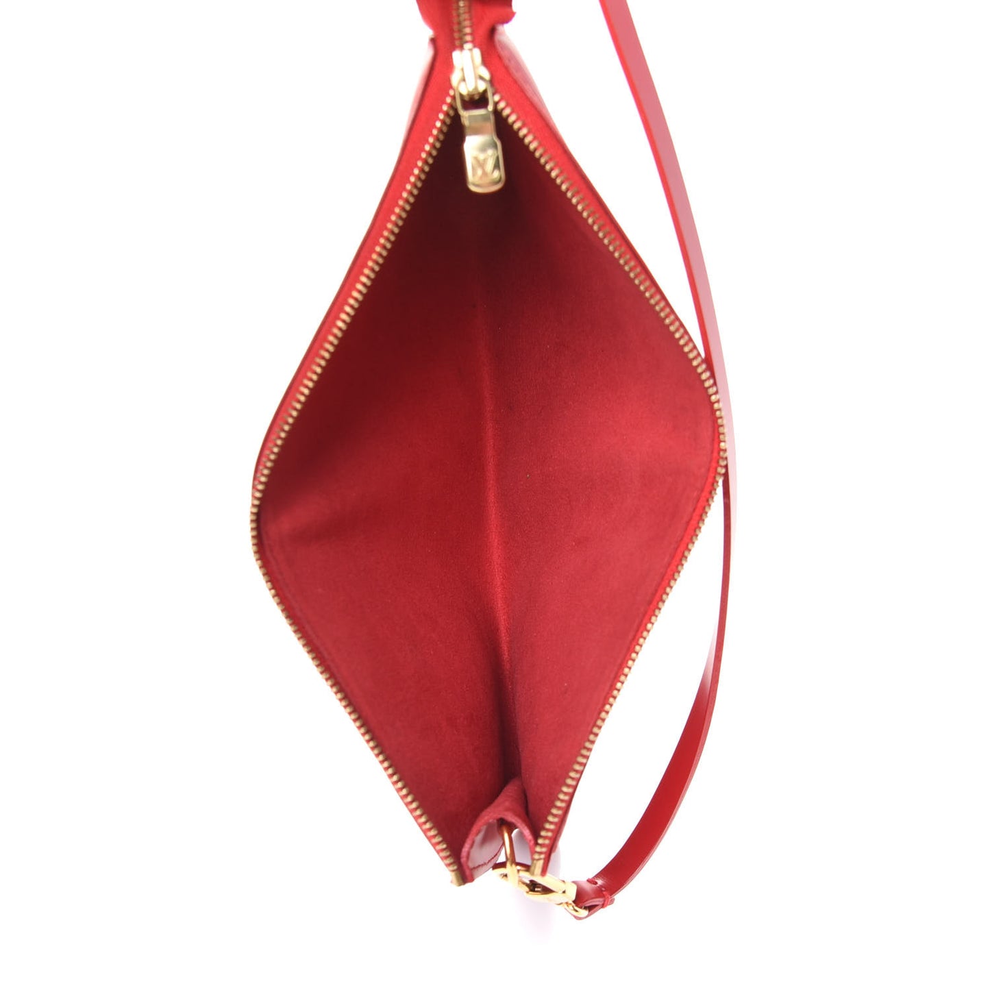 Epi Pochette Accessories 24 Castillan Red