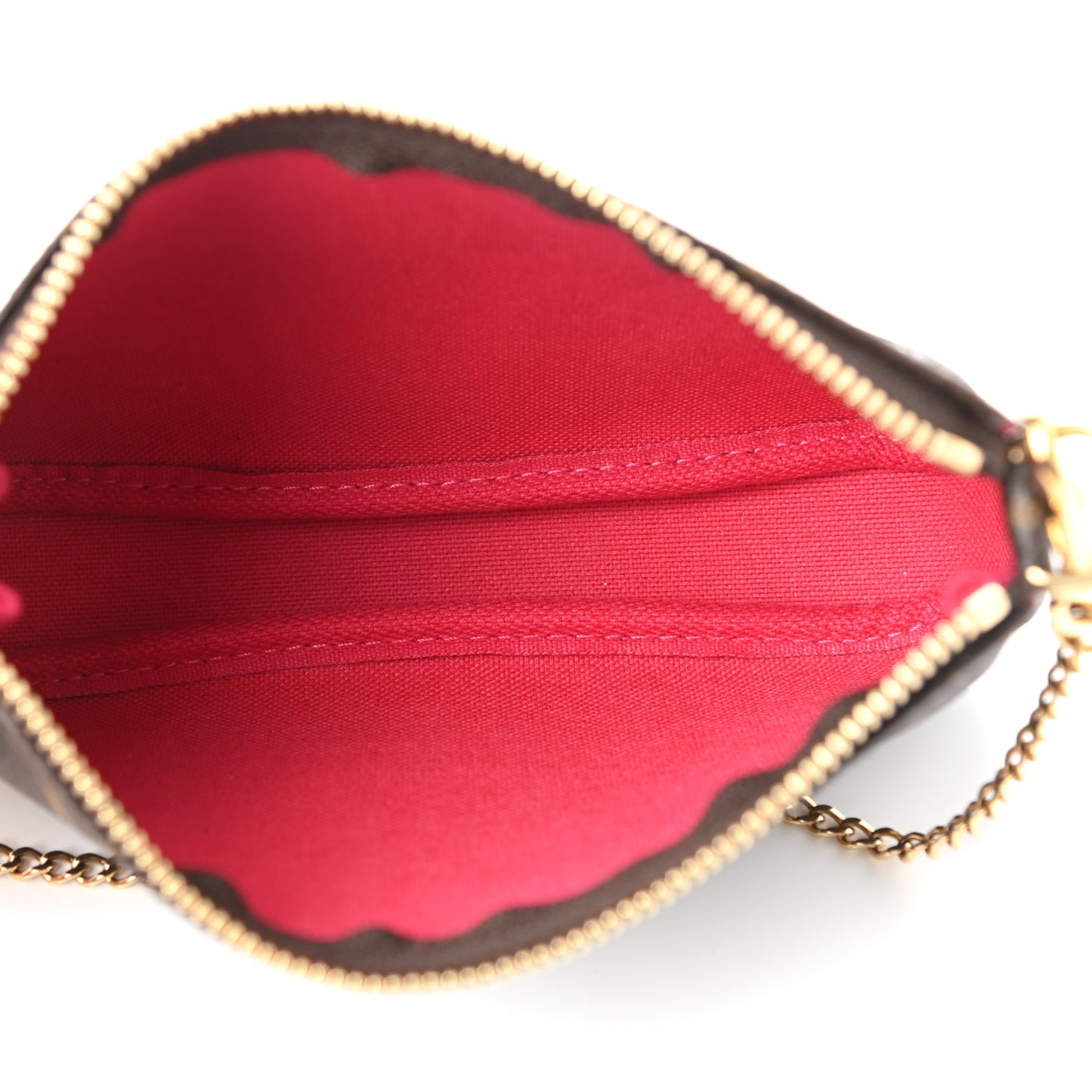 Monogram 2019 Christmas Animation Mini Courchevel Pochette Accessories Fuchsia