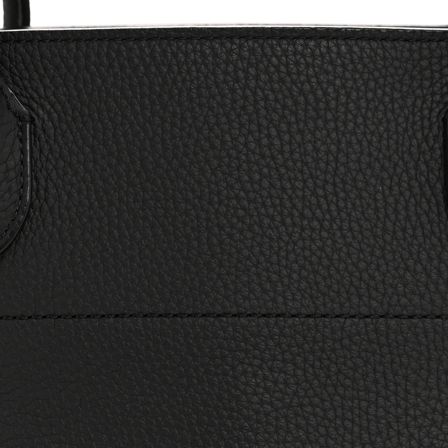 The Row Matte Grained Calfskin Margaux Shoulder 12 Black 7 of 10