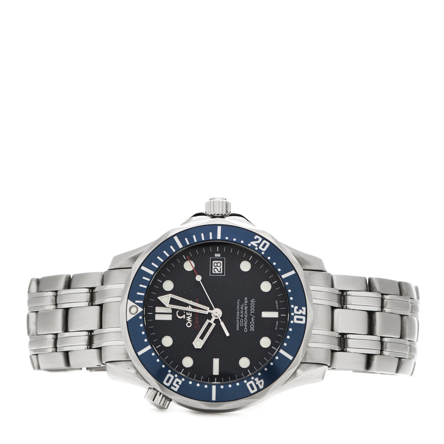Stainless Steel 41mm Seamaster Professional Co-Axial Automatic Watch Blue 2920.80.91