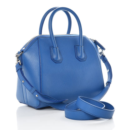 Givenchy Sugar Goatskin Mini Antigona Indigo Blue 3 of 15