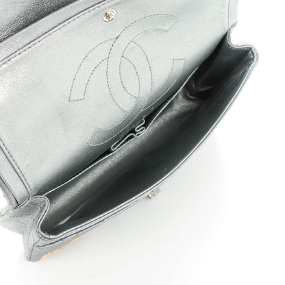 Chanel Metallic Calfskin Quilted Lucky Charms 2.55 Reissue 225 Flap Dark Silver 5 of 7