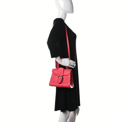 Delvaux Grained Calfskin Mini Brillant Satchel Pink 2 of 12