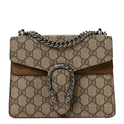 Gucci GG Supreme Monogram Mini Dionysus Shoulder Bag Taupe 1 of 10