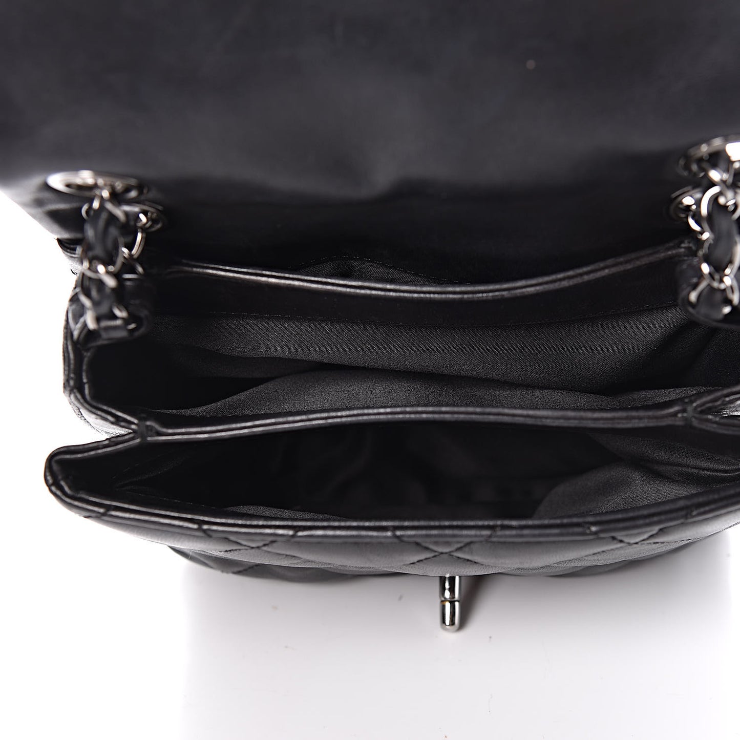 Lambskin Quilted Mini Chanel 3 Flap Black