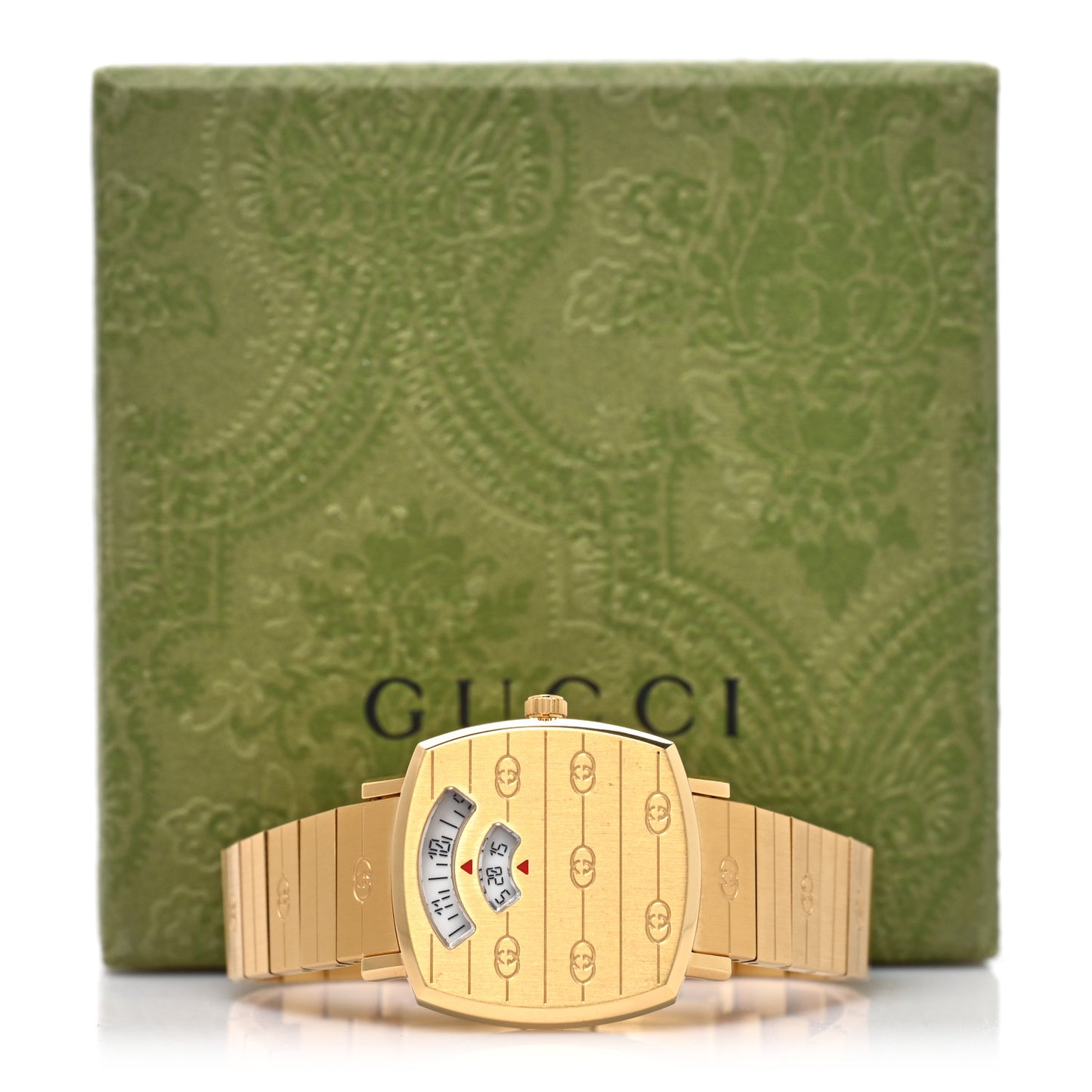 Stainless Steel 27mm Grip Quartz Watch Gold