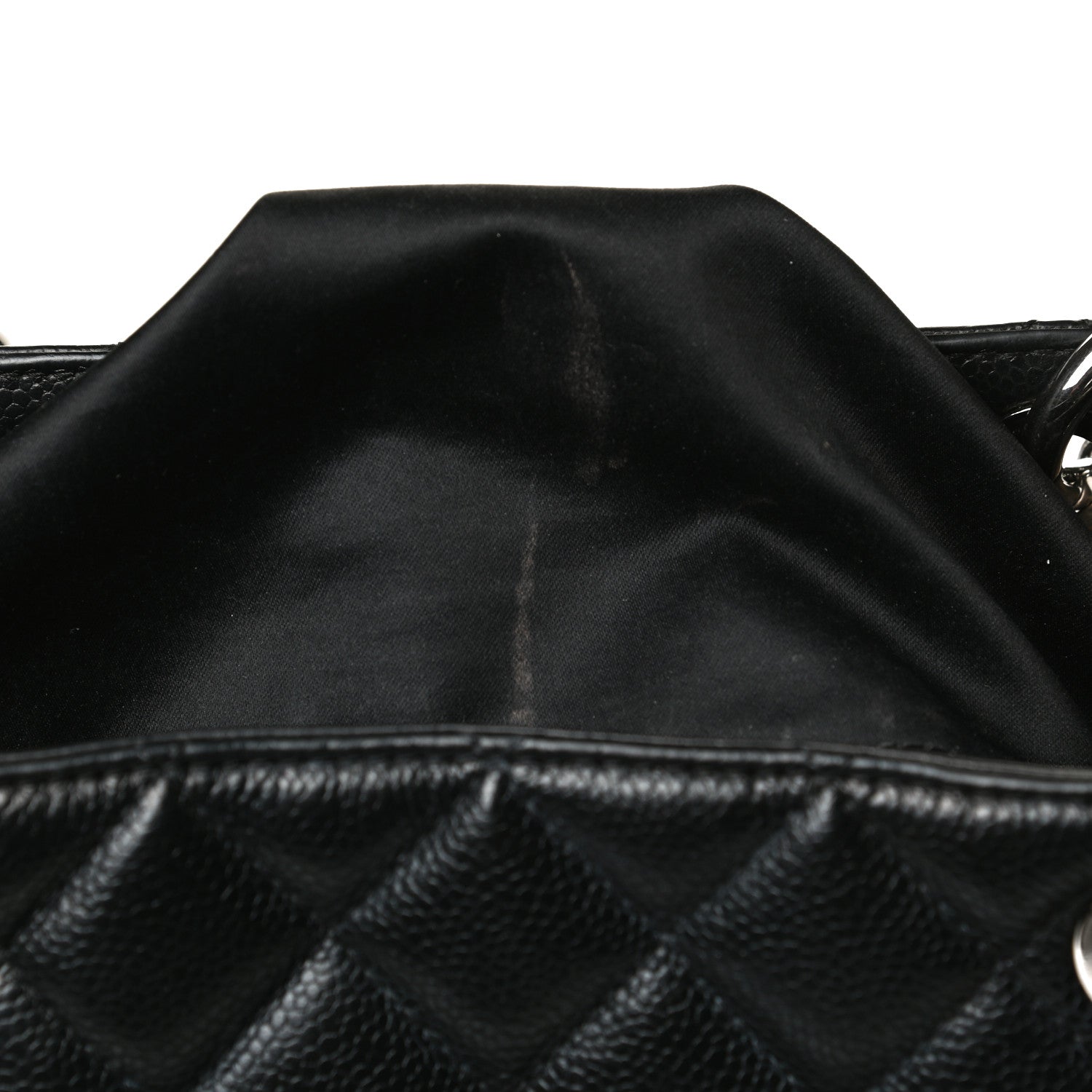 Chanel Caviar Quilted Grand Shopping Tote GST Black 7 of 16