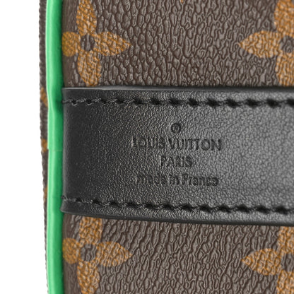 Louis Vuitton Monogram Macassar Keepall Bandouliere 25 Minty Green 6 of 8