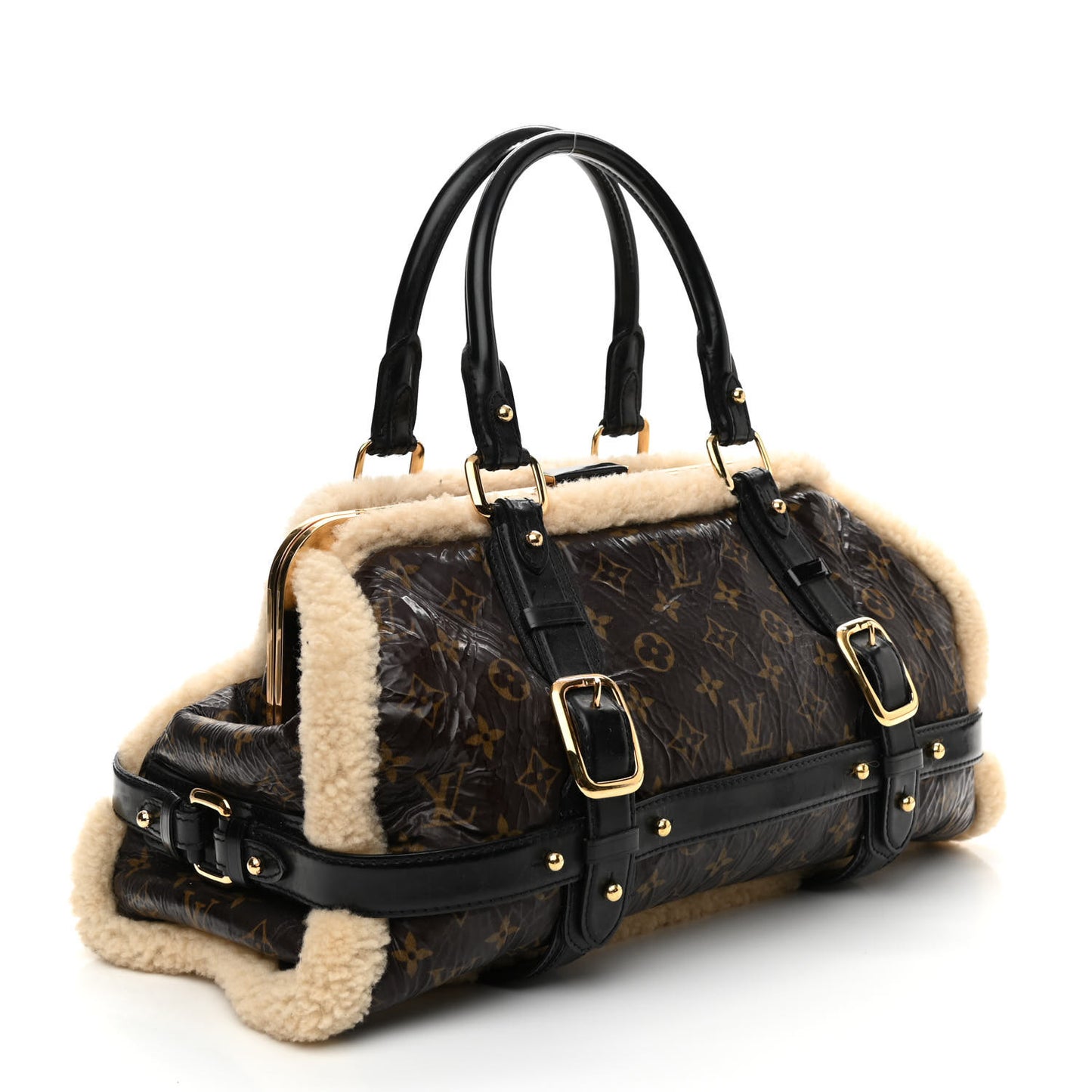 Monogram Shearling Storm Bag