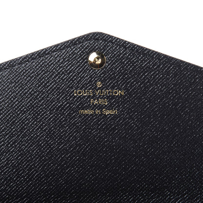 Louis Vuitton Monogram Giant Jungle Sarah Wallet Black 6 of 11