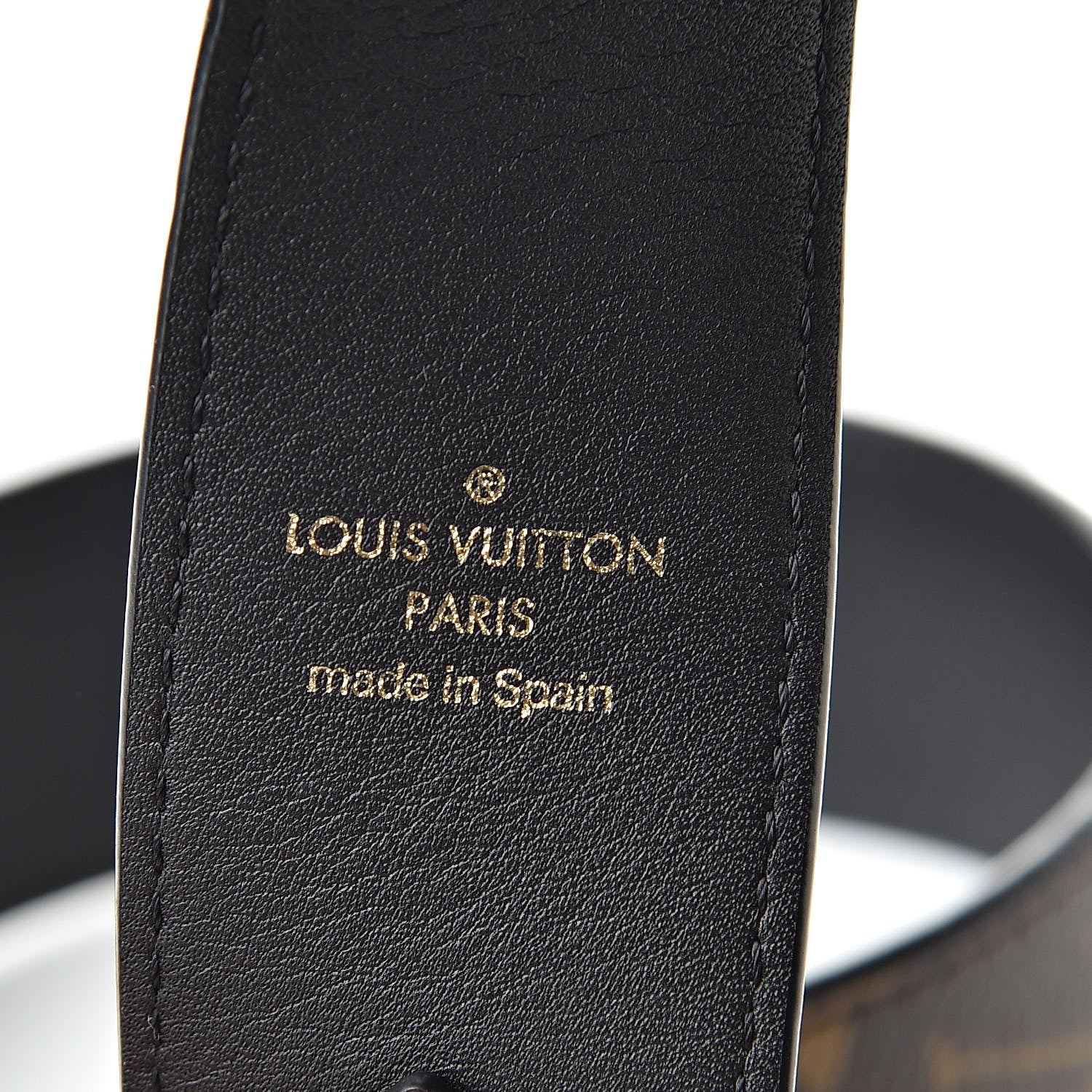 Louis Vuitton Monogram Bandouliere Shoulder Strap Black 3 of 6
