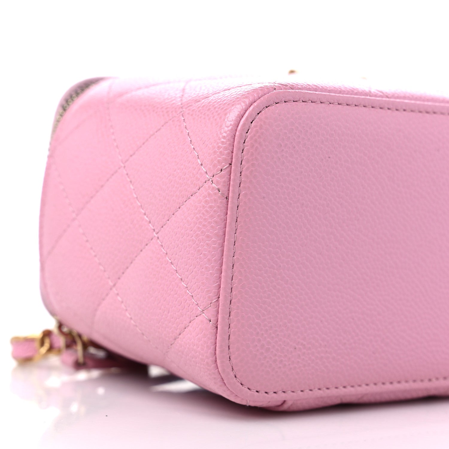 Chanel Shiny Caviar Quilted Pick Me Up Vanity Case Pink 8 of 11