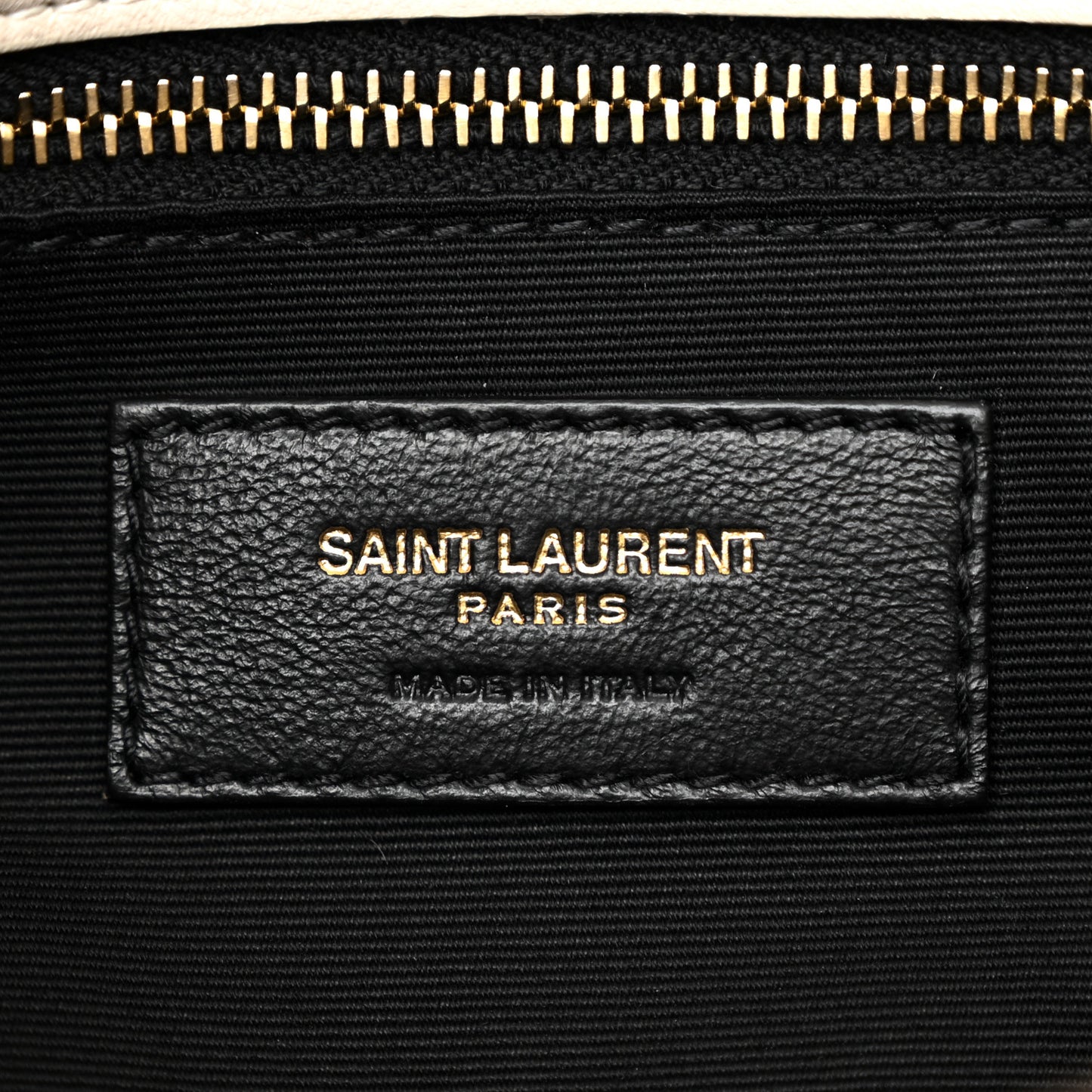 Lambskin Quilted Small Loulou Puffer Monogram Chain Satchel Crema Soft
