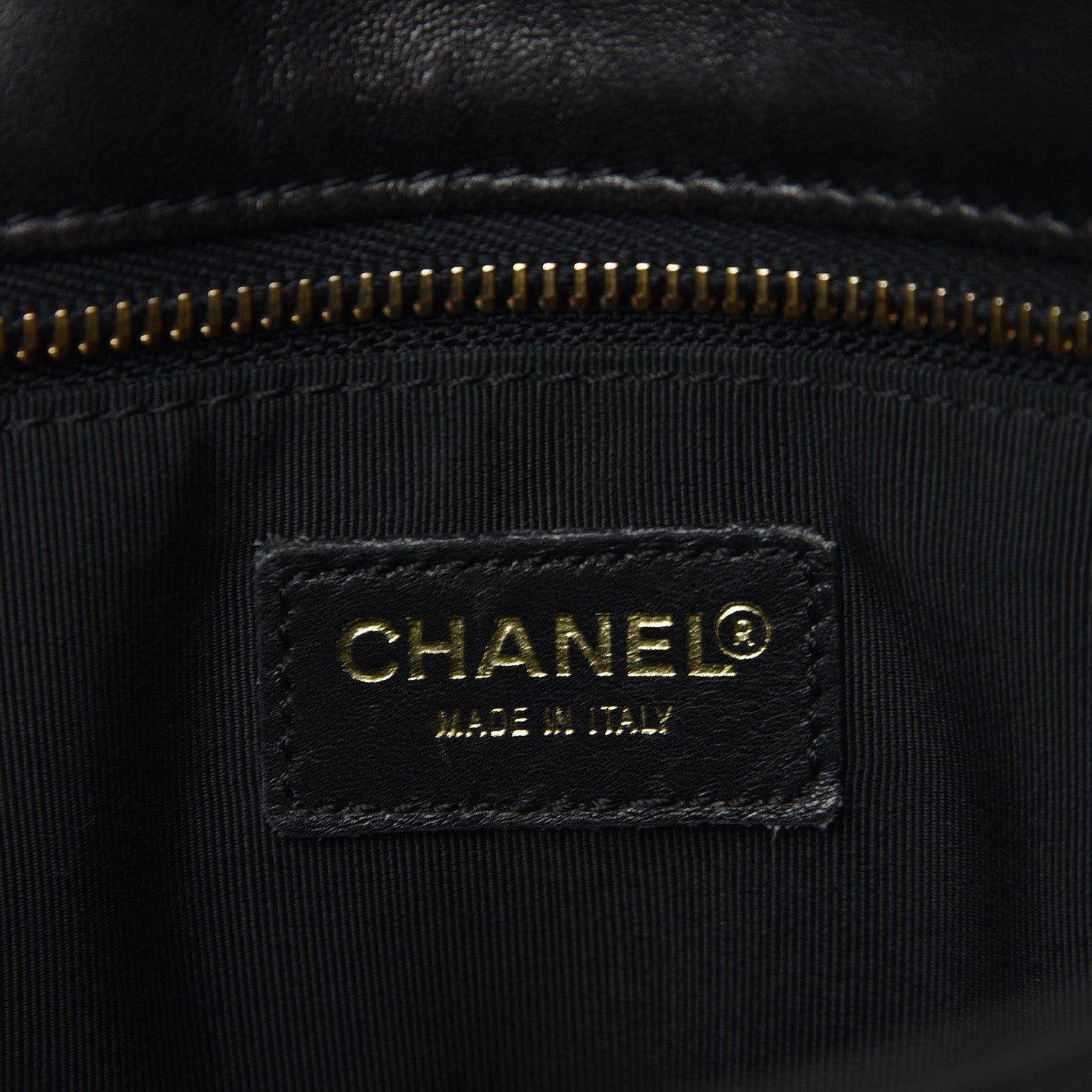 Chanel Lambskin Quilted Chocolate Bar Tote Black 6 of 7