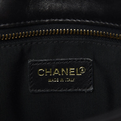Chanel Lambskin Quilted Chocolate Bar Tote Black 6 of 7