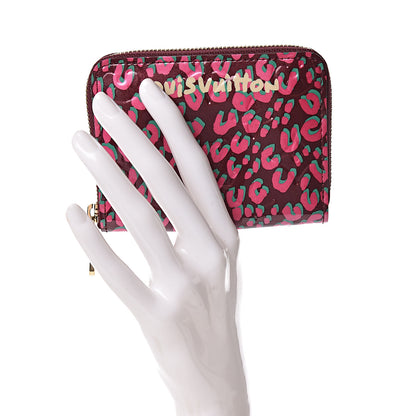 Louis Vuitton Vernis Leopard Zippy Coin Purse Rouge Fauviste 2 of 7